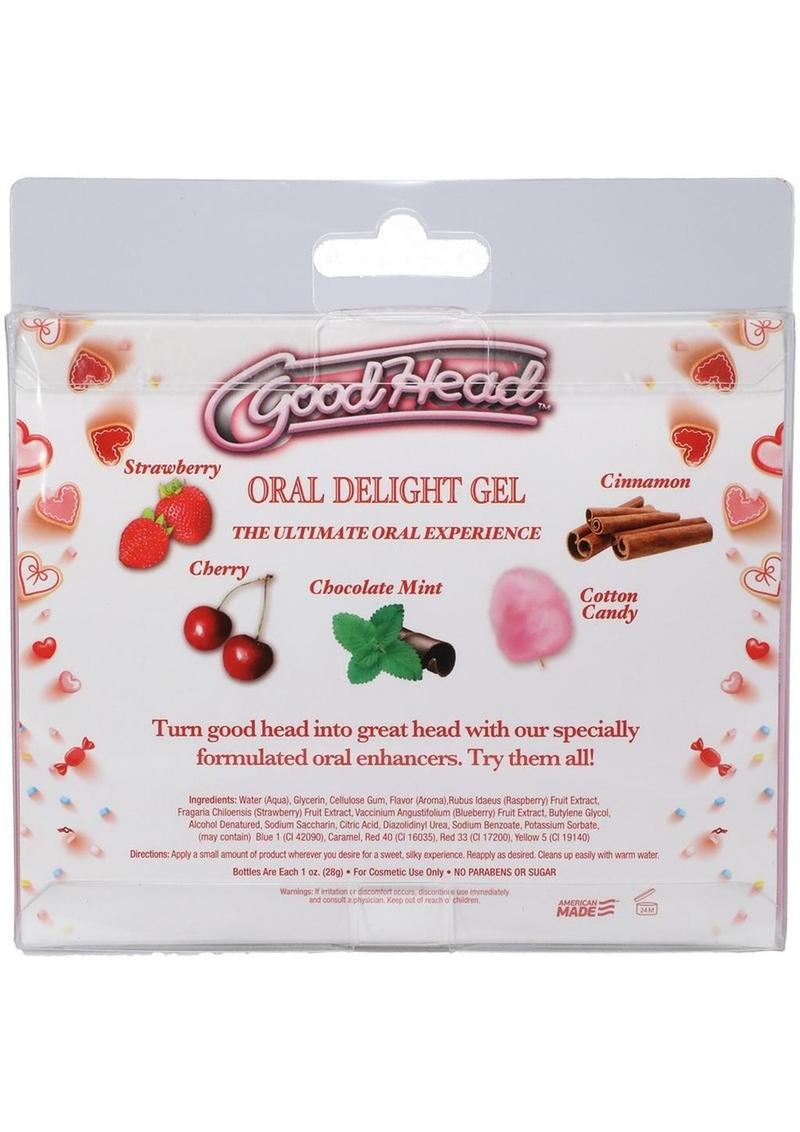 Goodhead Oral Delight Gel Assorted Flavors - 1oz - 5 Pack