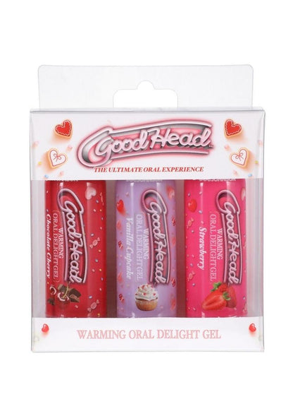 Goodhead Warming Oral Delight Gel Assorted Flavors - 2oz - 3 Pack