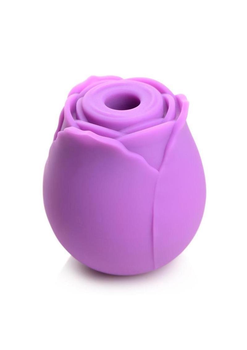 Gossip Rose Flirt 10x Rechargeable Silicone Clitoral Stimulator - Purple