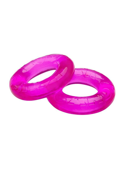 Gummy Cock Ring - Pink - One Size