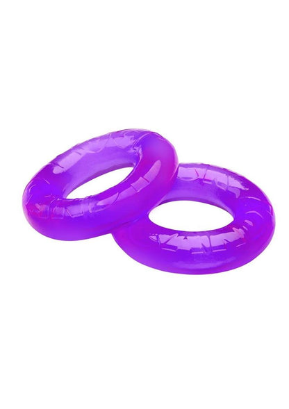 Gummy Cock Ring - Purple - One Size