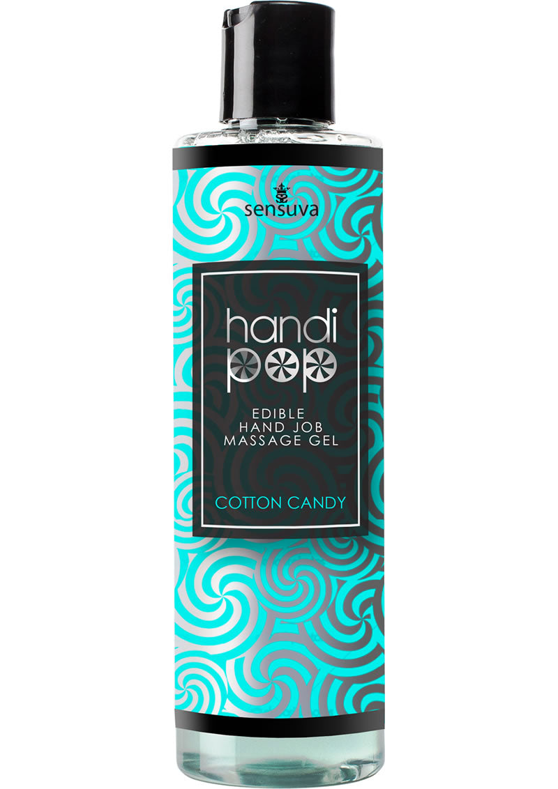 Handipop Edible Hand Job Massage Gel Cotton Candy - 4.2oz