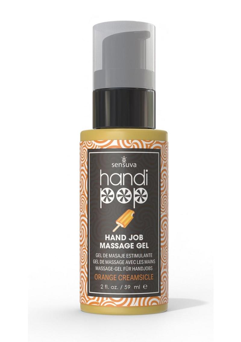 Handipop Edible Hand Job Massage Gel Orange Creamsicle - 2oz