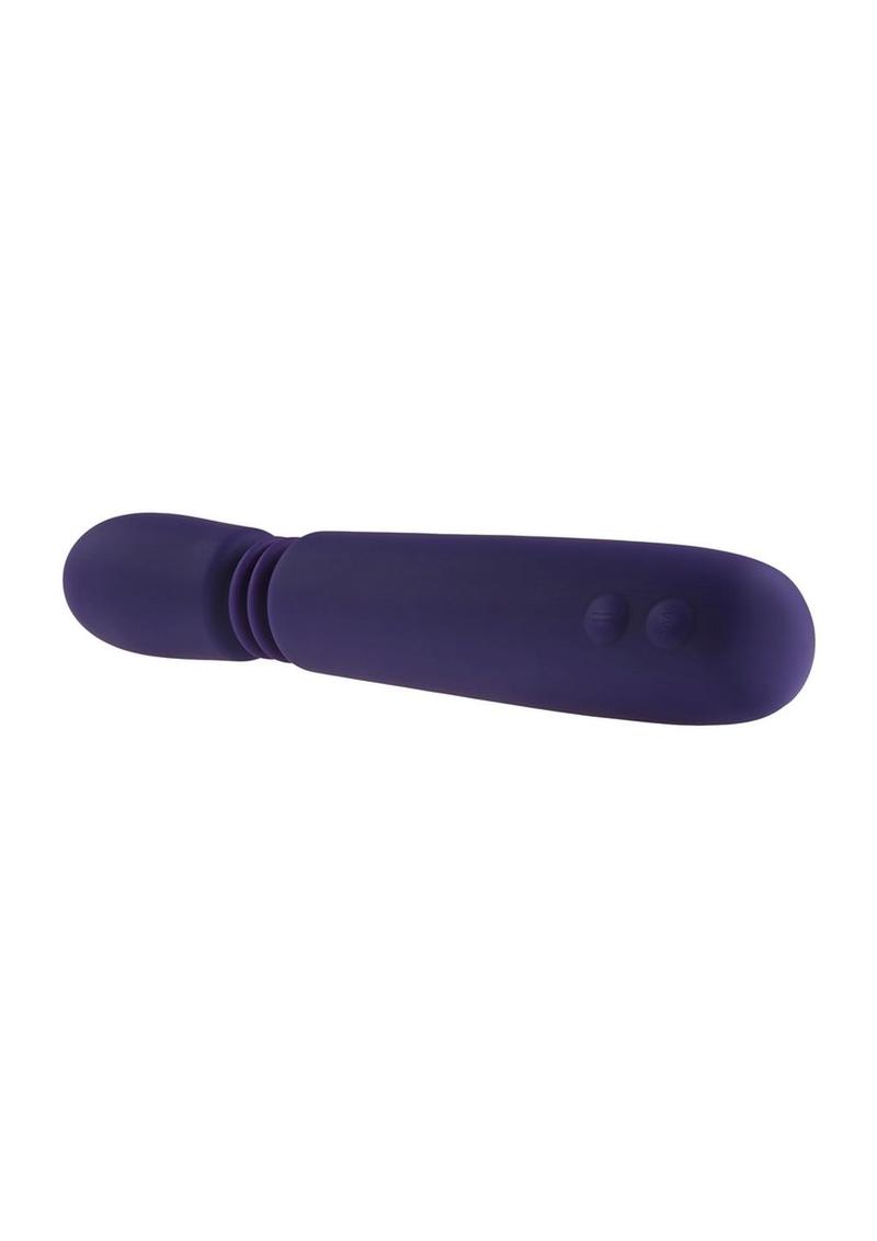 Handy Thruster Rechargeable Silicone Vibrator - Purple