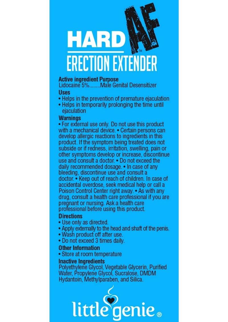 Hard AF Erection Enhancer Cream For Him - 1.5oz