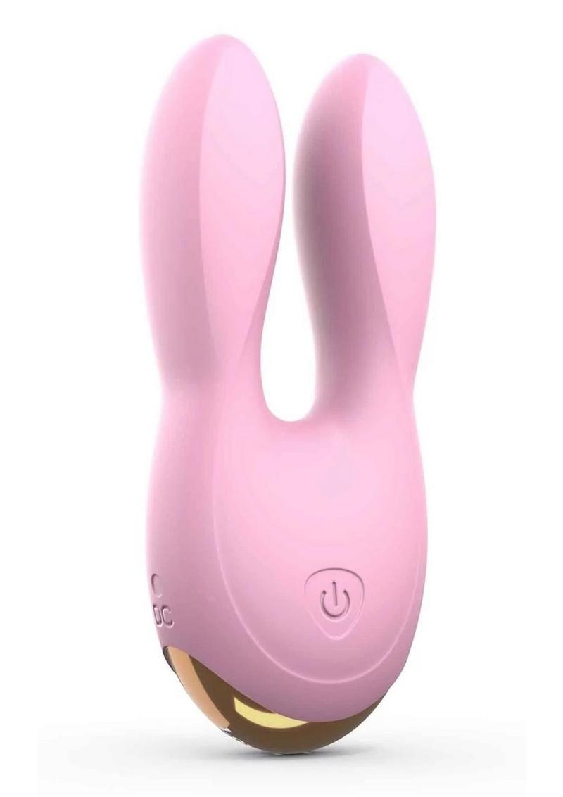 Hear Me Baby Rechargeable Silicone Clitoral Stimulator - Baby Pink/Pink