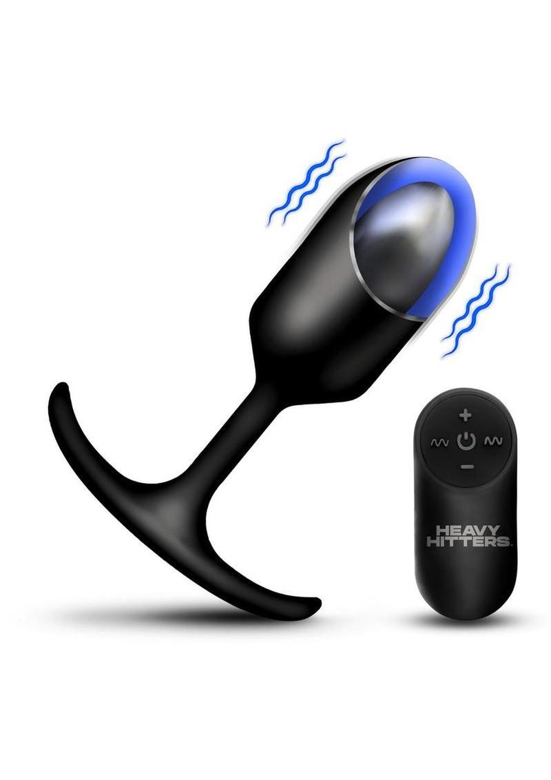 Heavy Hitters Vibrating Weighted Silicone Anal Plug