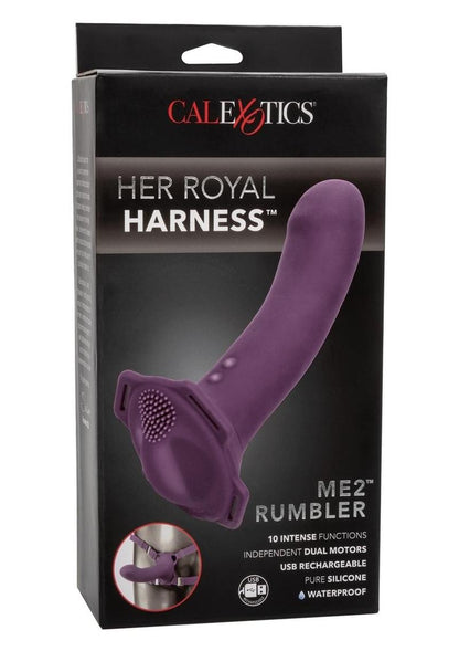 Her Royal Harness Me2 Rumble Silicone Strap-On Probe