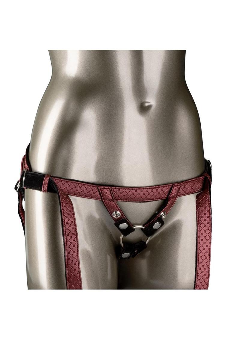 Her Royal Harness The Regal Duchess Adjustable Harness - Red