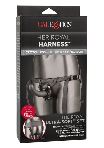 Her Royal Harness The Royal Ultra-Soft Set Adjustable Harness with Me2 Silicone G-Probe