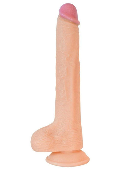 Hero Straight Cock Realistic Dildo with Suction Cup - Vanilla - 11in