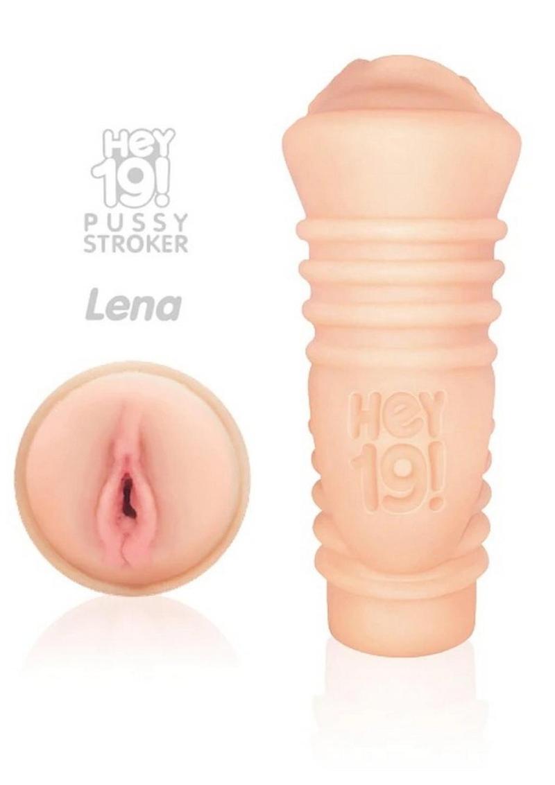 Hey 19! Vibrating Teen Pussy Stroker Lena - Vanilla