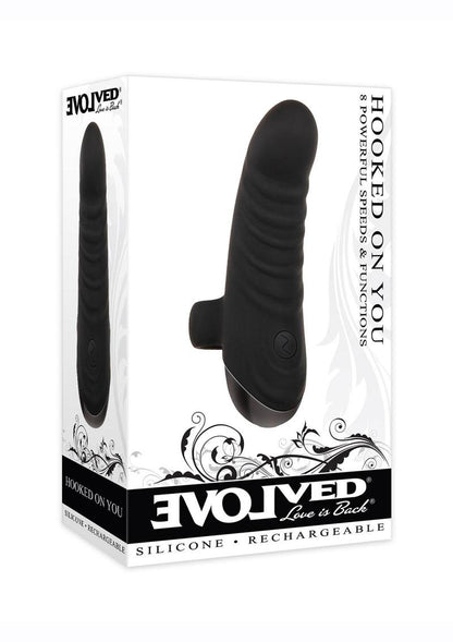 Hooked On You Silicone Rechargeable Vibrator