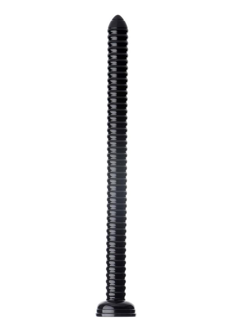 Hosed Ribbed Hose - 19in Long - Black