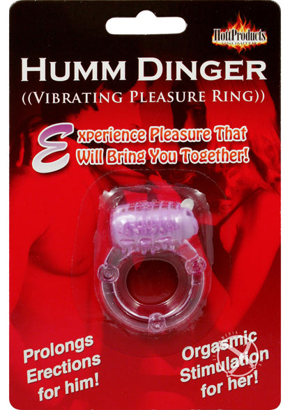 Humm Dinger Vibrating Cockring - Purple