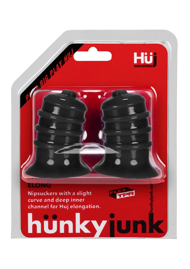 Hunkyjunk Elong Nipsuckers - Black