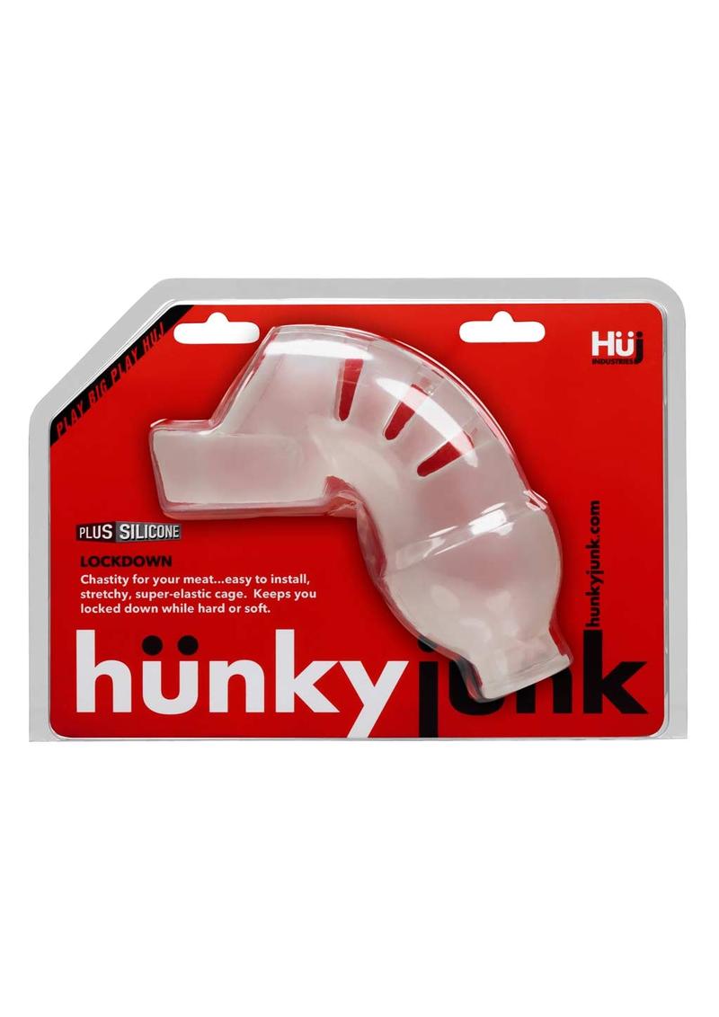 Hunkyjunk Lockdown Silicone Chastity Cage