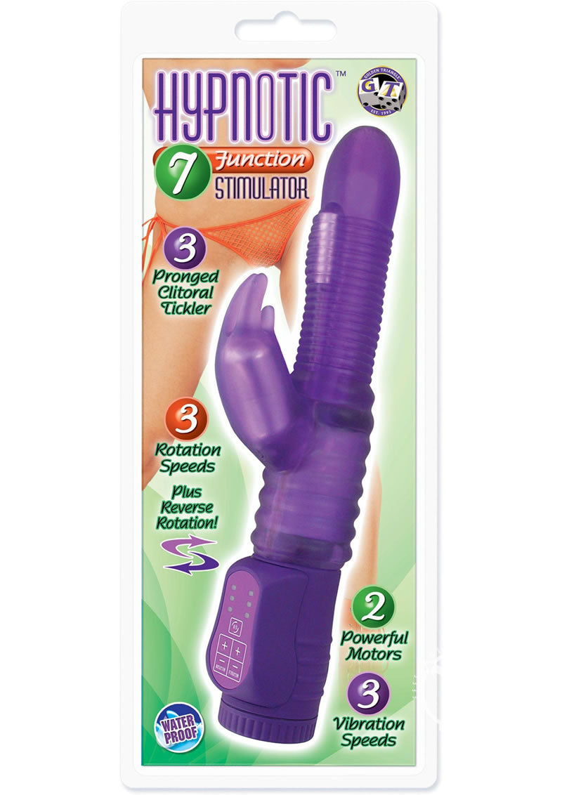 Hypnotic 7 Function Stimulator Waterproof - Lavender/Purple