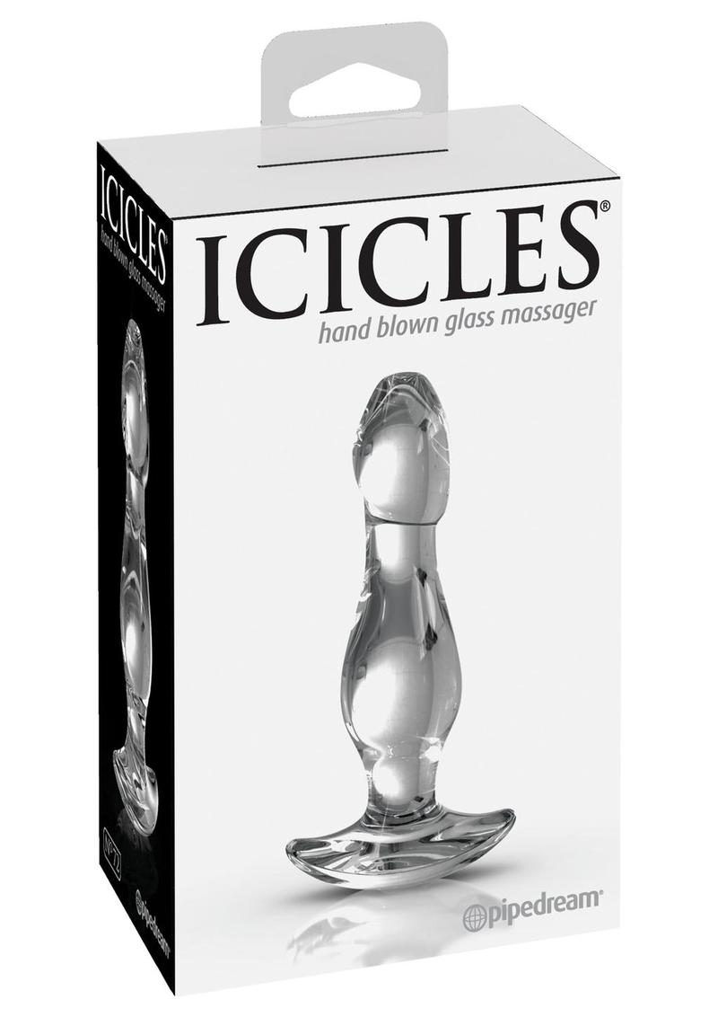 Icicles No 72 Glass Anal Plug