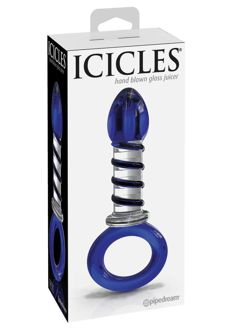 Icicles No 81 Textured Glass Juicer Anal Probe