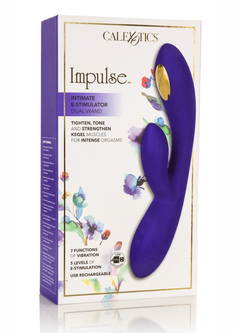 Impulse Intimate E-Stimulator Dual Wand Rechargeable Silicone Vibrator