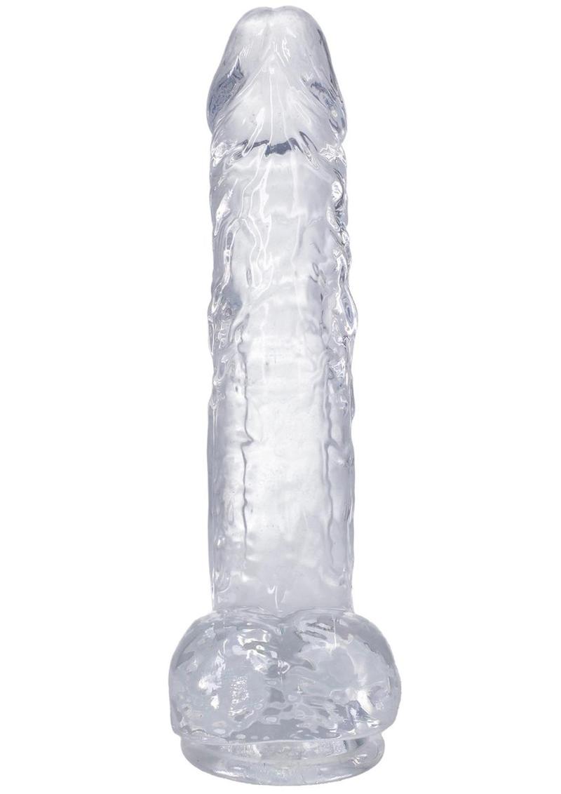 In A Bag Really Big Dick Dildo - Clear - 10in