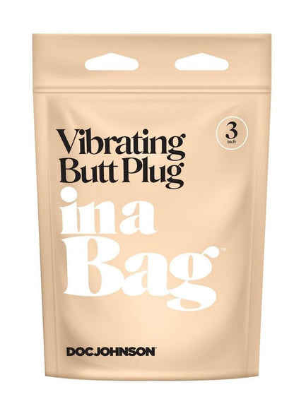 In A Bag Silicone Vibrating Butt Plug