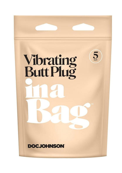 In A Bag Silicone Vibrating Butt Plug