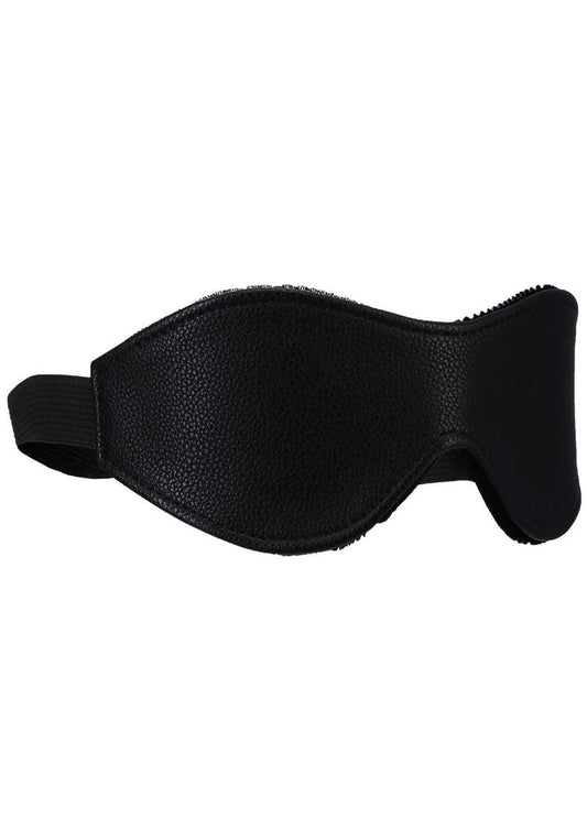 In A Bag Vegan Leather Blindfold - Black