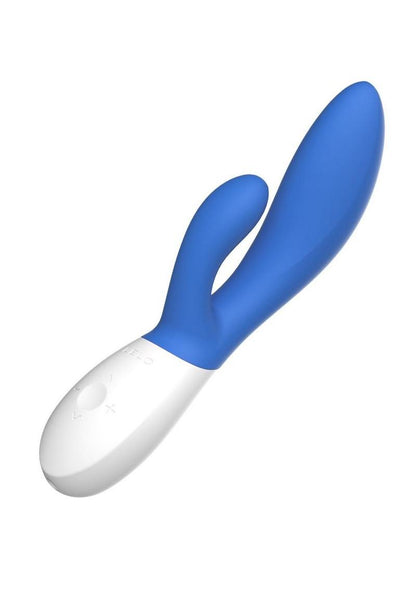 Ina Wave 2 Rechargeable Rabbit Vibrator - California - Blue/Sky Blue