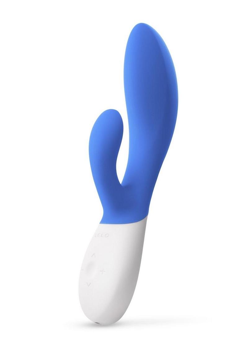 Ina Wave 2 Rechargeable Rabbit Vibrator - California - Blue/Sky Blue