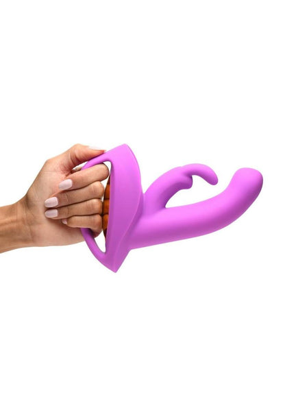 Inmi Come Hither Rocker Rechargeable Silicone Vibrator - Purple