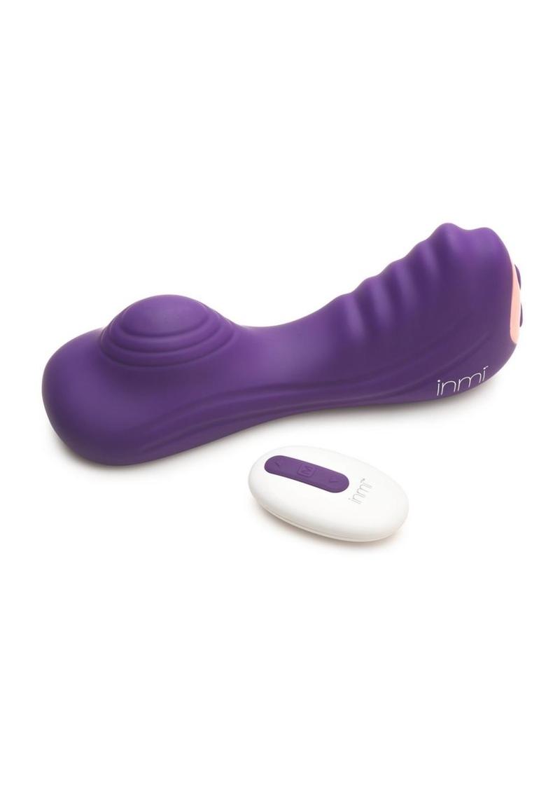 Inmi Ride N' Grind 10x Vibrating Rechargeable Silicone Grinding Clitoral Stimulator with Remote Control