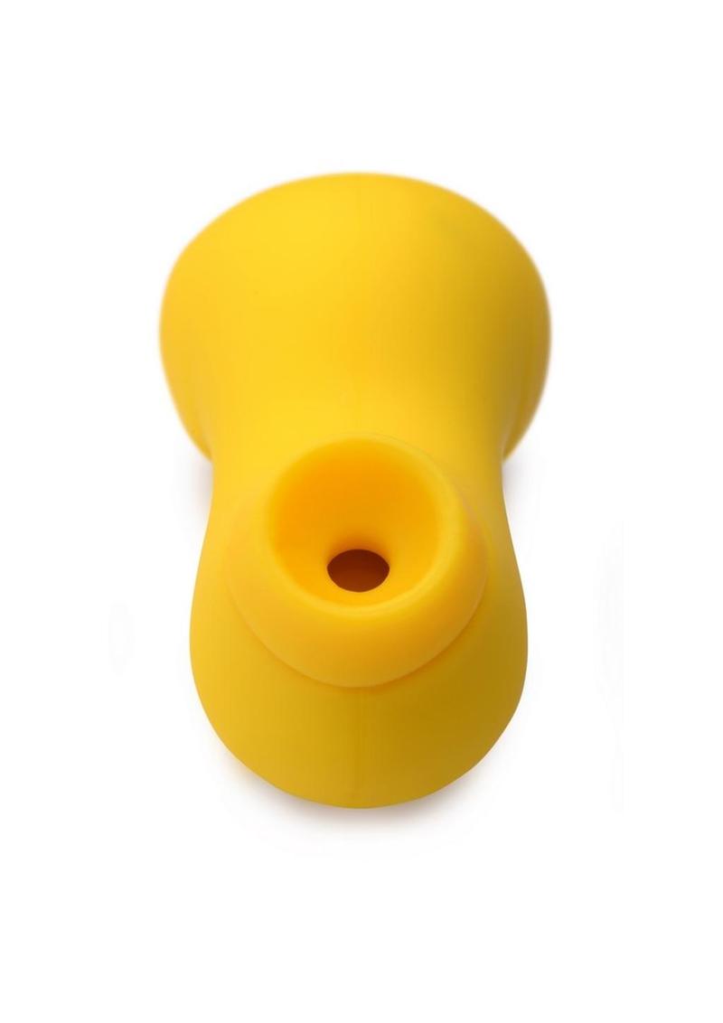 Inmi Shegasm Sucky Ducky Silicone Rechargeable Clitoral Stimulator - Yellow