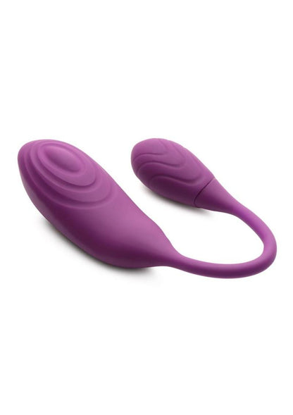 Inmi Slim Pulse Rechargeable Silicone 7x Pulsing Clit Stimulator and Vibrating Egg