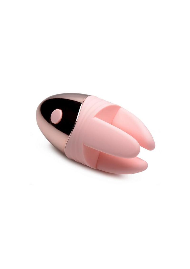 Inmi Vibrassage Caress Dual Vibrating Silicone Clit Teaser - Pink