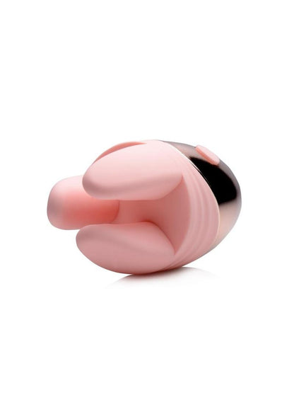 Inmi Vibrassage Caress Dual Vibrating Silicone Clit Teaser - Pink