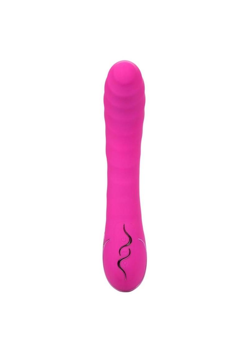 Insatiable G Inflatable G-Wand Silicone Rechargeable Vibrator - Pink