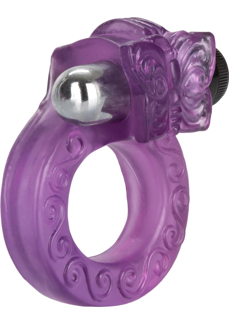 Intimate Butterfly Ring Vibrating Cock Ring with Clitoral Stimulation