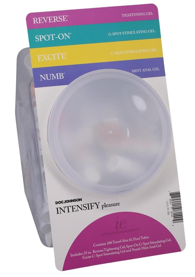 Intimate Enhancements Intensify Pleasure Creams - 0.35oz - 100 Per Bowl