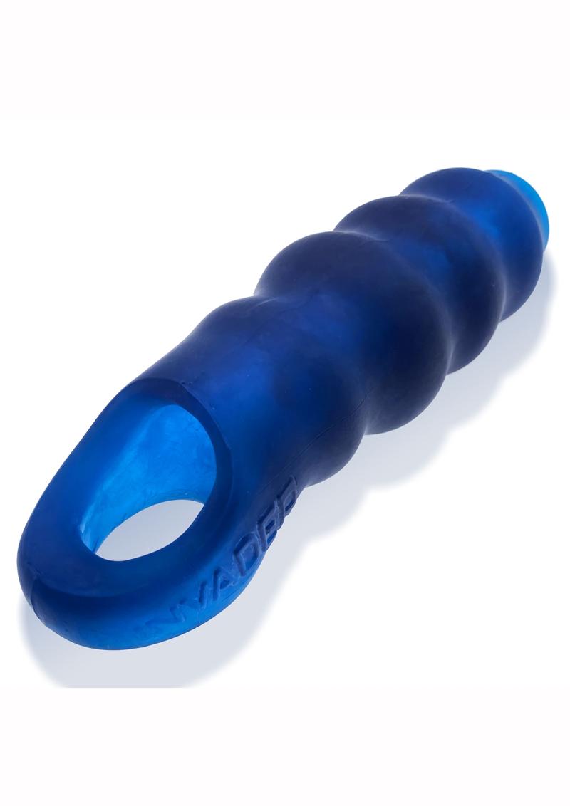 Invader Rippled Open-Ended Silicone Cocksheath Extender