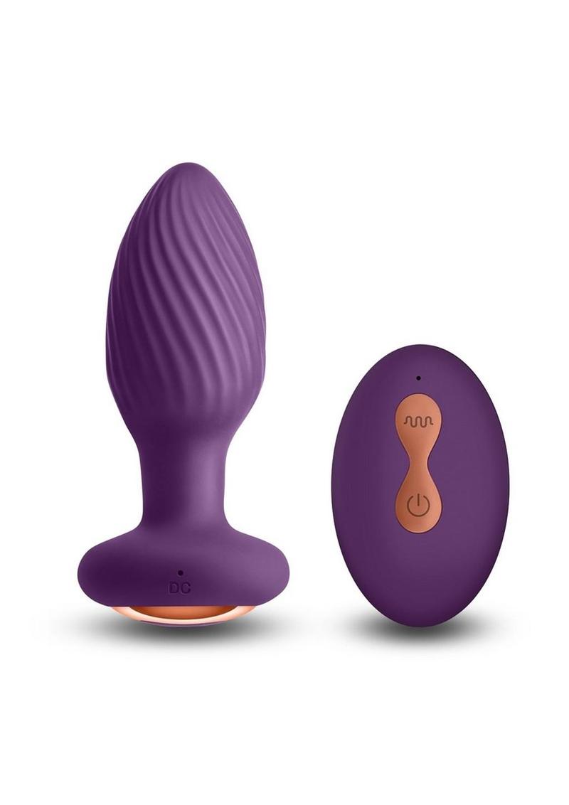 Inya Alpine Rechargeable Silicone Anal Plug with Remote Control