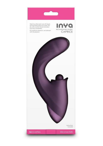 Inya Caprice Rechargeable Silicone G-Spot Vibrator - Purple