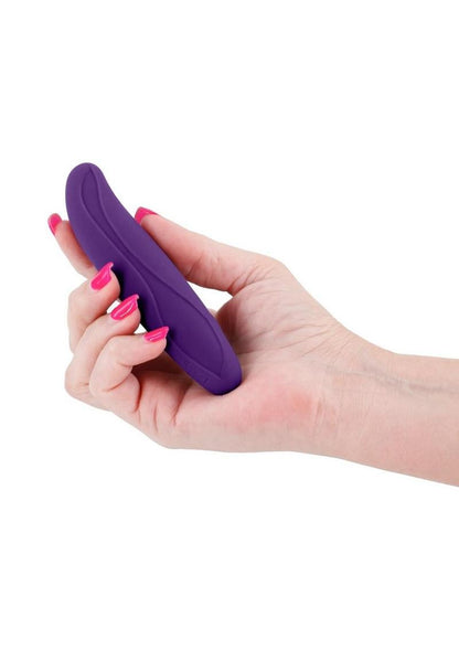 Inya Flirt Rechargeable Silicone Vibrator - Purple