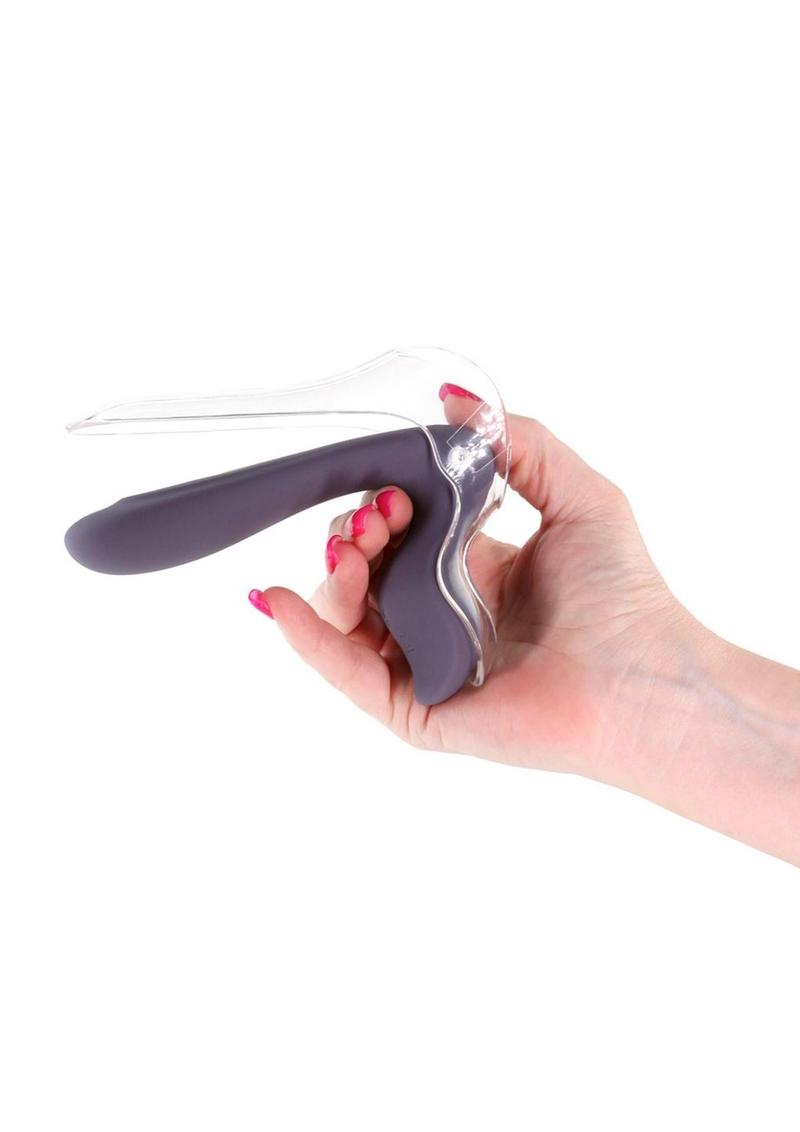 Inya Gynovibe Rechargeable Silicone Speculum Vibrator - Purple