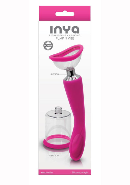 Inya Silicone Rechargeable Pump and Vibrator