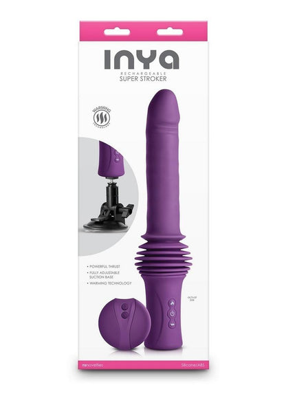 Inya Super Stroker Rechargeable Silicone Thrusing Vibrator