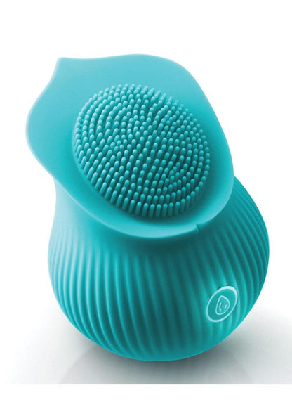 Inya The Bloom Rechargeable Silicone Clitoral Stimulator - Teal