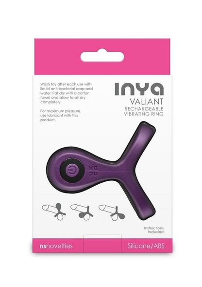 Inya Valiant Rechargeable Silicone Cock and Ball Ring