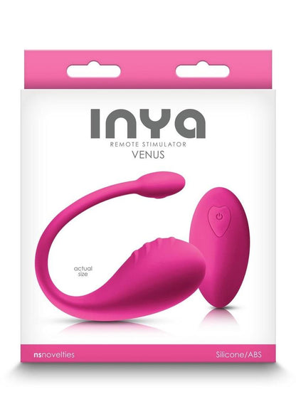 Inya Venus Rechargeable Silicone Vibrator with Remote Control